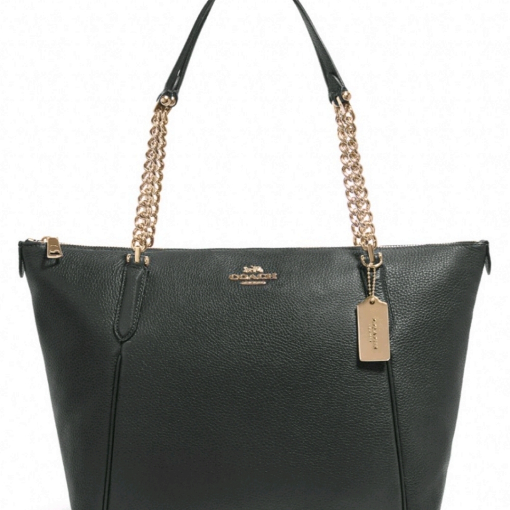 NWT COACH LEATHER AVA CHAIN TOTE F22211